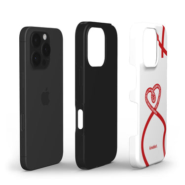 Telefono dėklas "FOREVER YOURS" baltas