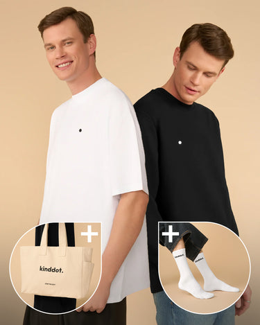 Rinkinys: džemperis + marškinėliai + kojinės + laisvalaikio krepšys