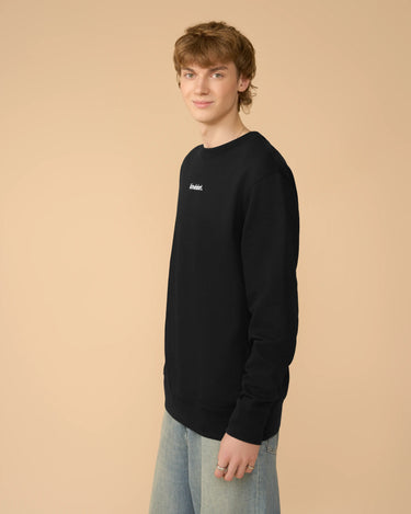 Juodas džemperis kinddot.